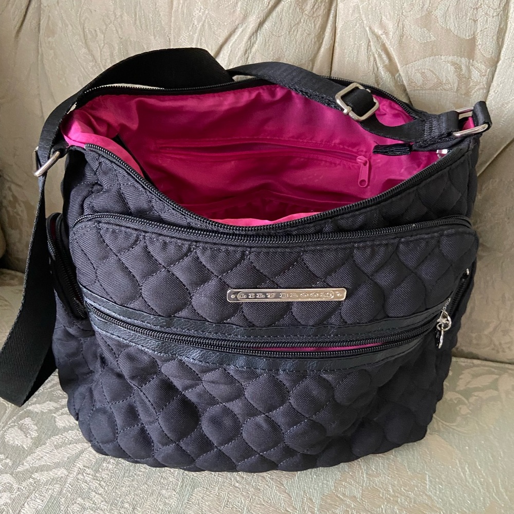 Lily Bloom Black Quility Crossbody Bag - Picture 15 of 16